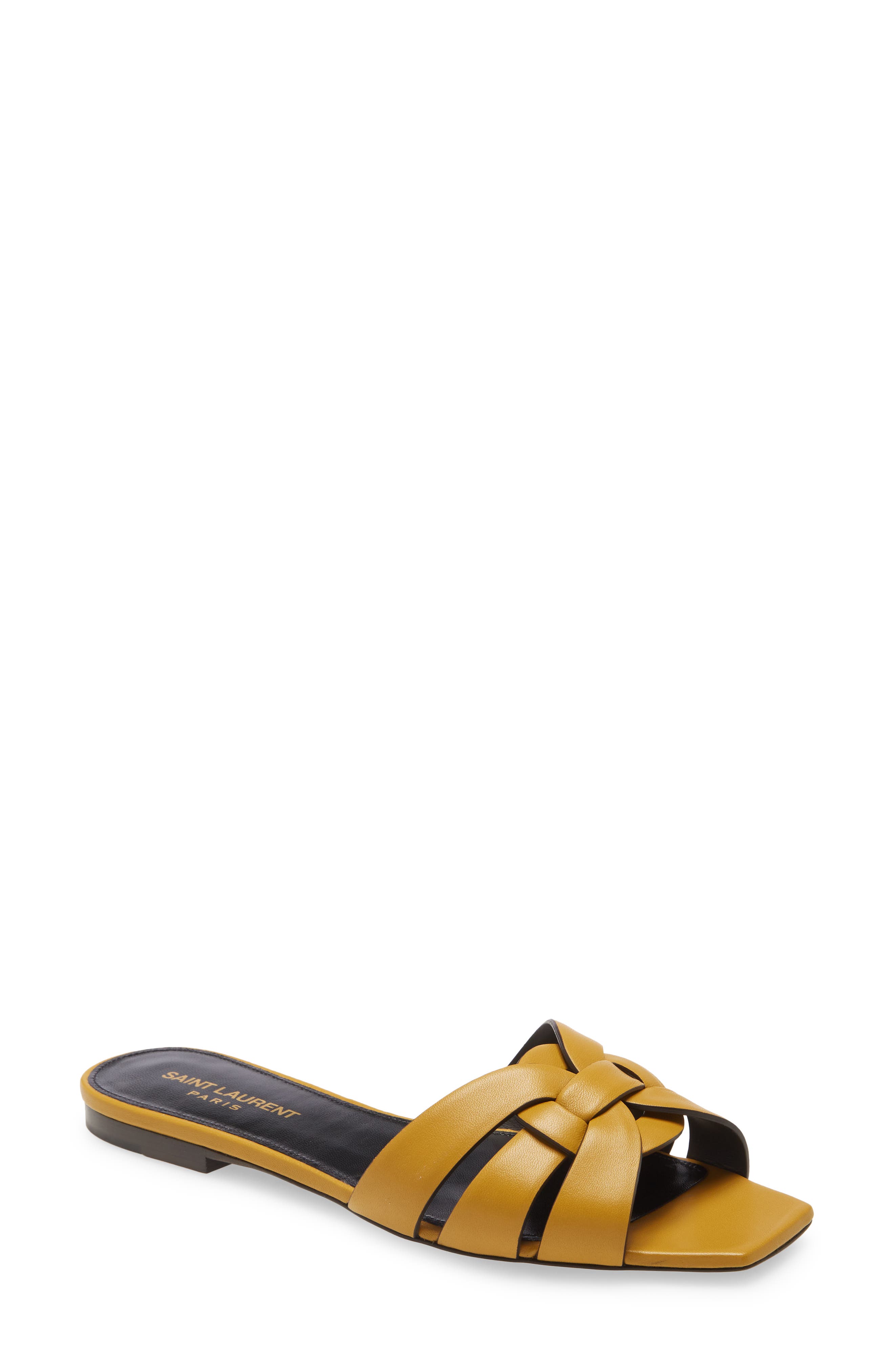Saint Laurent Nu Pieds Slide Sandal, Main, color, 