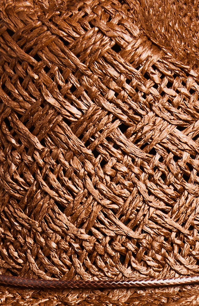 Lack of Color Phoenix Straw Cowboy Hat, Alternate, color, Carob