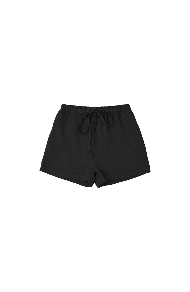 VIR VITA Ida Linen Short, Main, color, Black