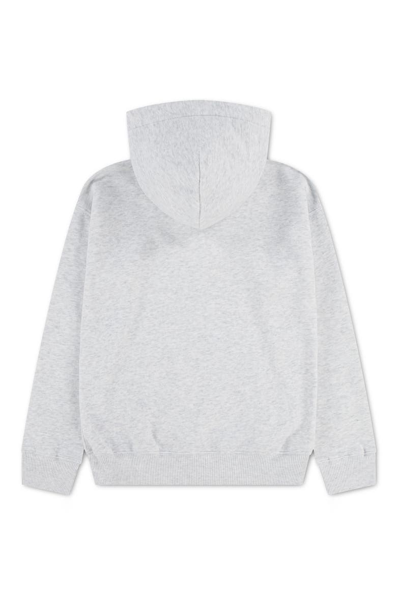 Kids' Logo Graphic Fleece Hoodie, Alternate, color, LIGHT GREY HEATHER