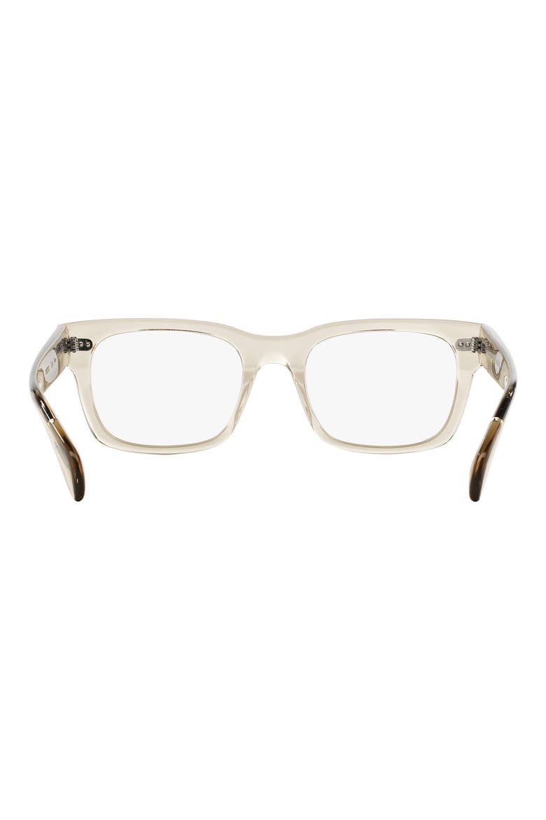 Ryce 51mm Square Optical Glasses, Alternate, color, GREY