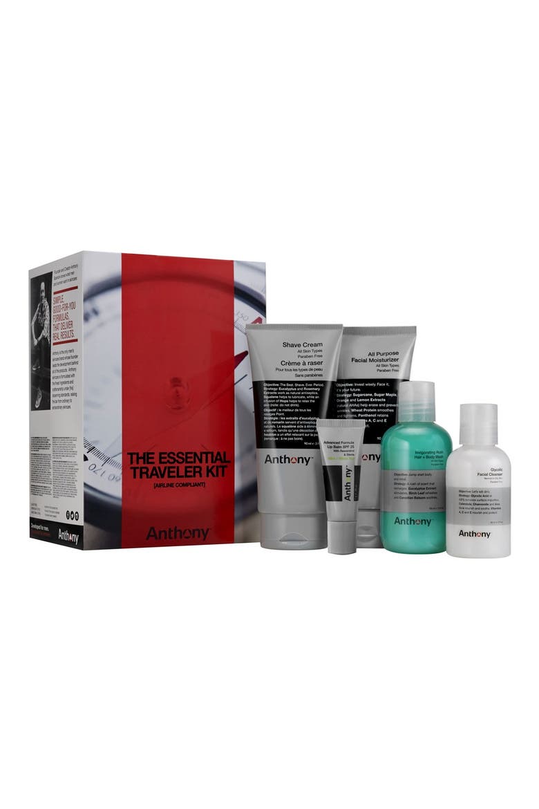 Anthony™ Essential Traveler Set, Main, color, NO COLOR