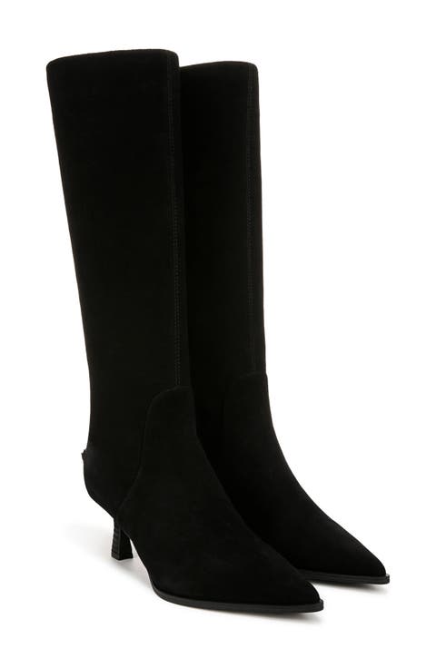 Yulia Pointy Toe Knee High Boot (Women)