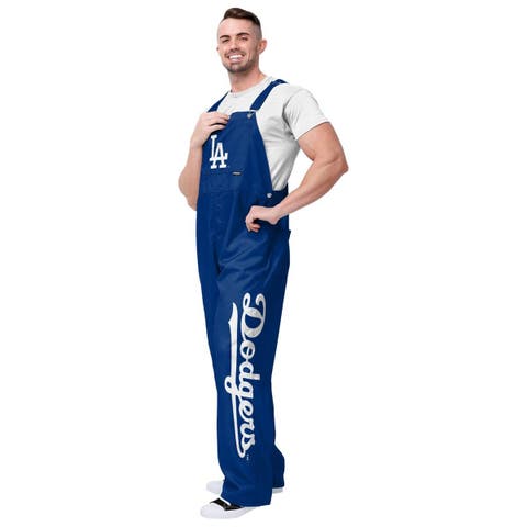 Men's FOCO  Royal Los Angeles Dodgers Big Logo Overalls