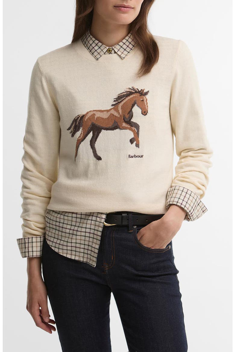 Homeswood Cotton and Cashmere Sweater, Main, color, ECRU