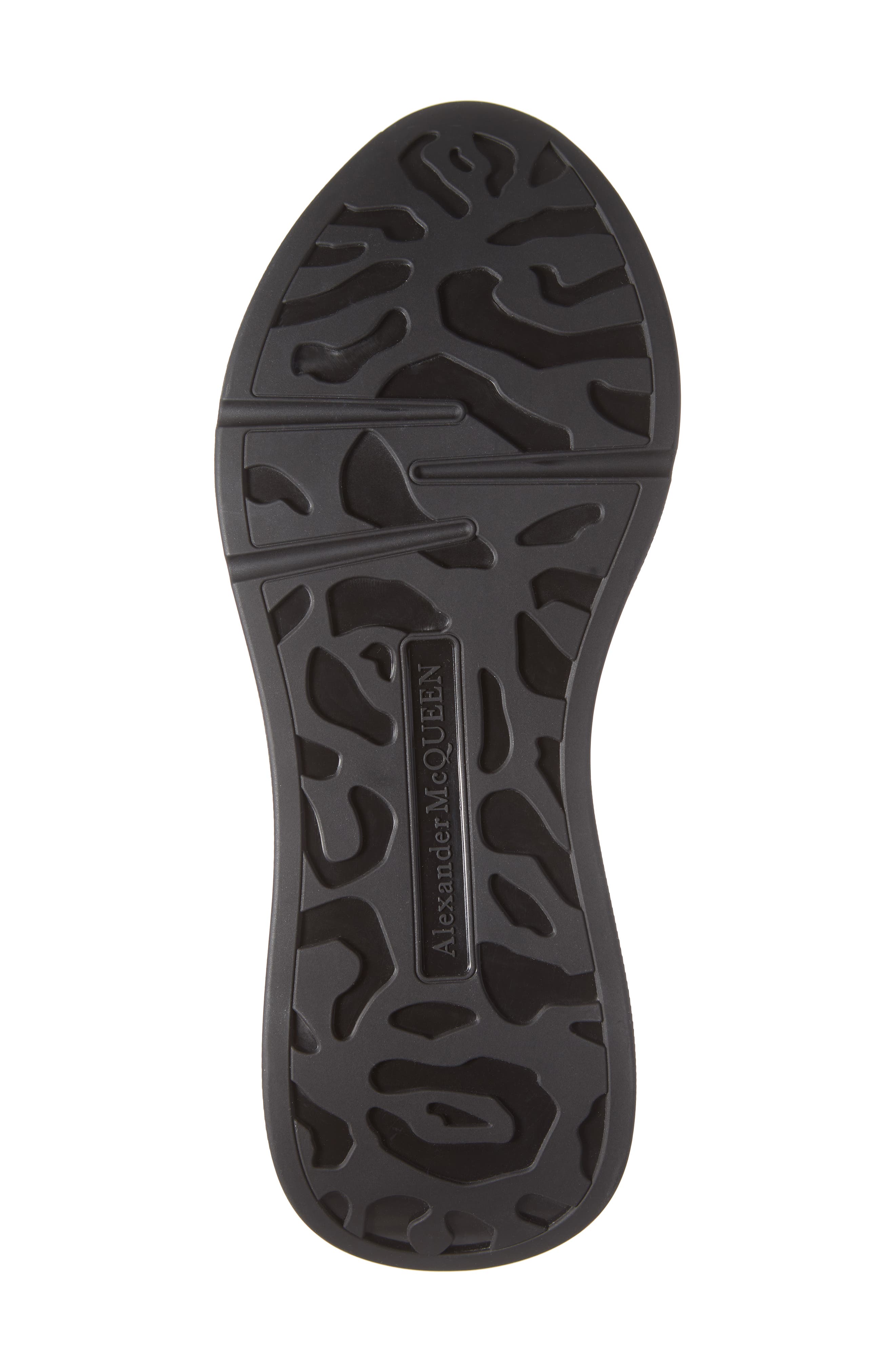 McQueen Alexander McQueen Runner Sneaker, Alternate, color, Black/ Black/ Silver