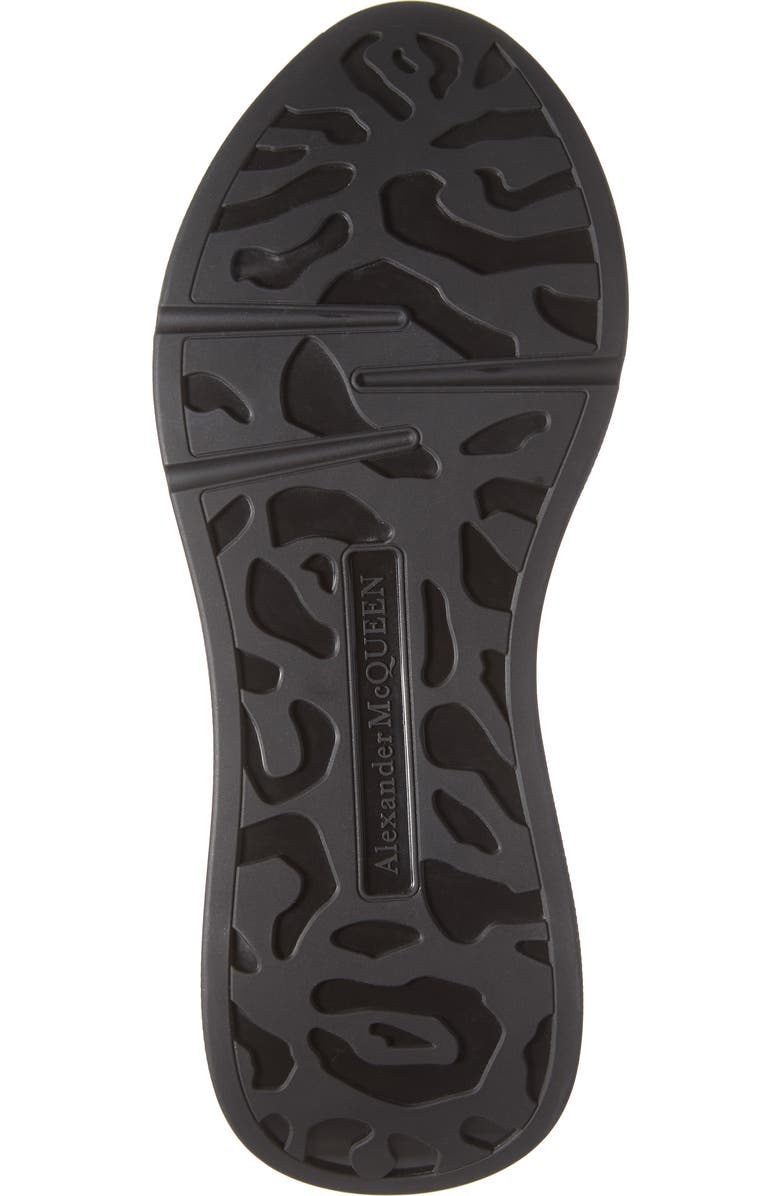 McQueen Alexander McQueen Runner Sneaker, Alternate, color, Black/ Black/ Silver