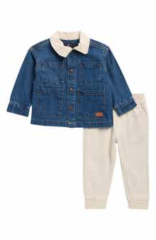 Kids' Denim Barn Jacket Joggers Set