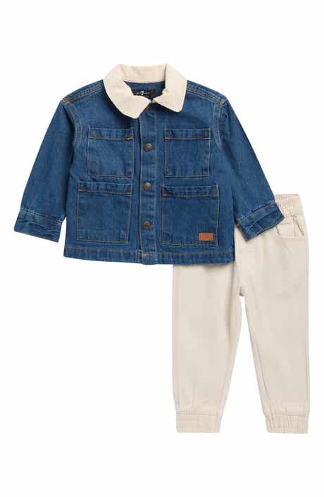 Kids' Denim Barn Jacket Joggers Set