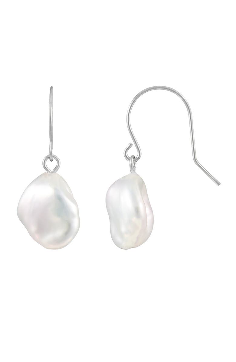 SPLENDID PEARLS Freshwater Pearl Drop Earrings, Main, color, 