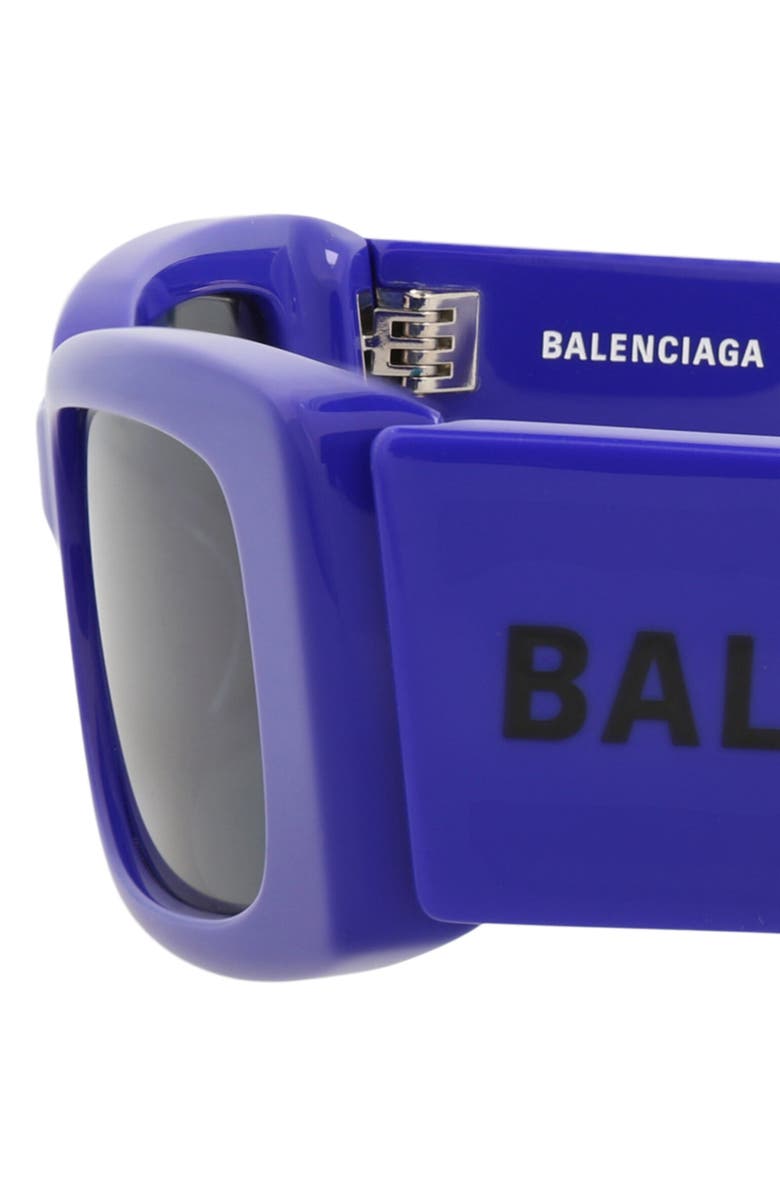 Balenciaga Sunglasses, Alternate, color, Blue Blue Blue