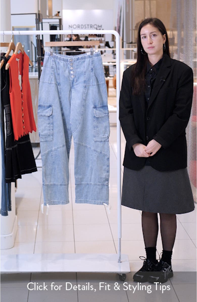 Wallflower Barrel Leg Cotton Jeans, sales video thumbnail