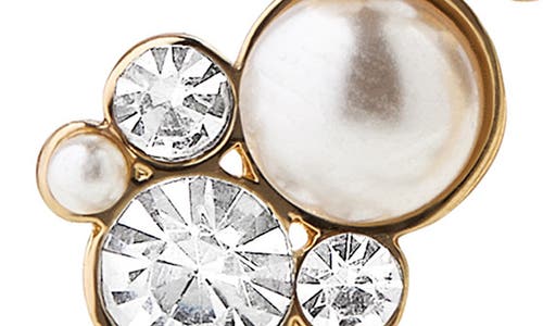 Baublebar Effie Faux Pearl Ear Crawlers In Gold