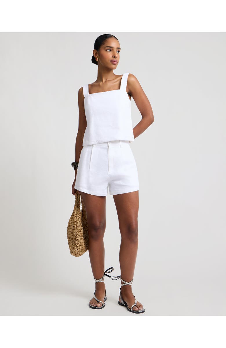 Onia Open Back Shell Top, Alternate, color, White