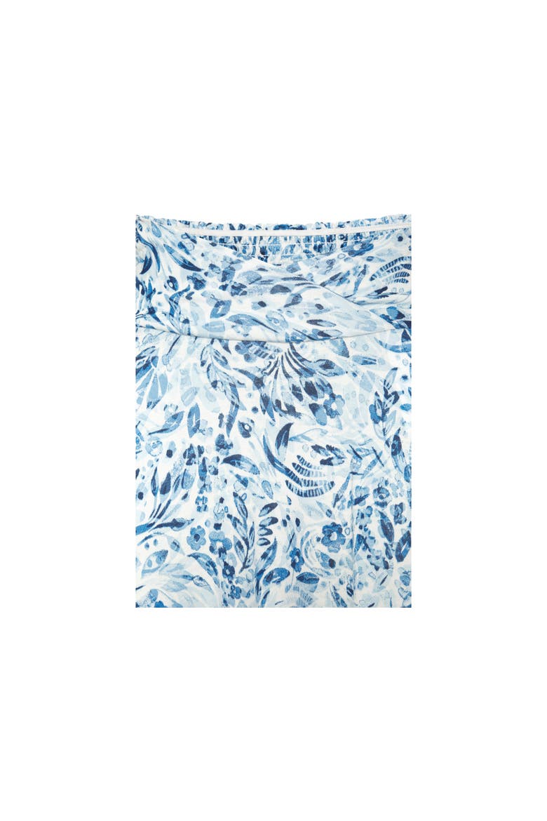 Floral Flared Skirt, Alternate, color, Blue Floral