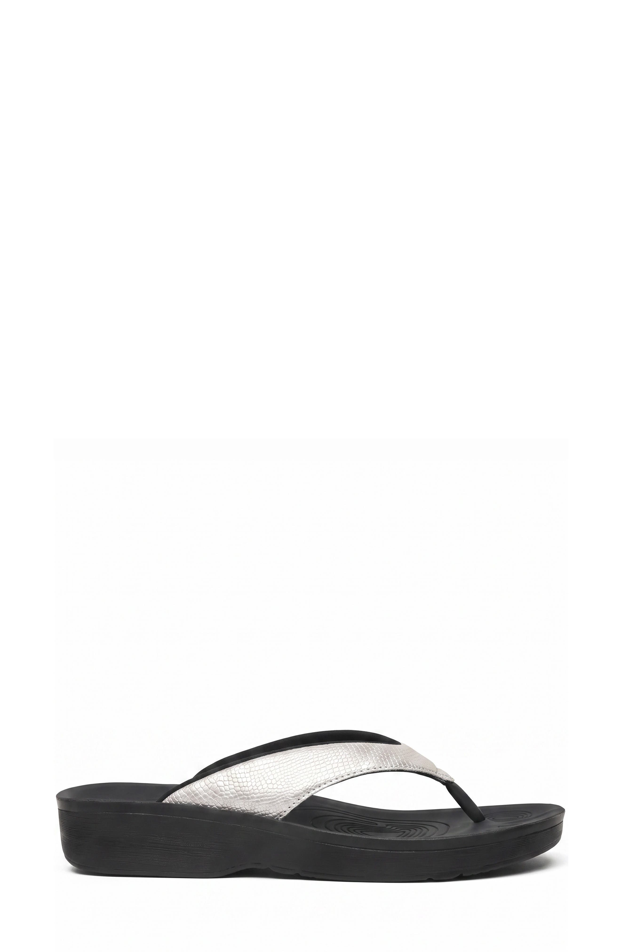 Meira Flip Flop, Alternate, color, SILVER