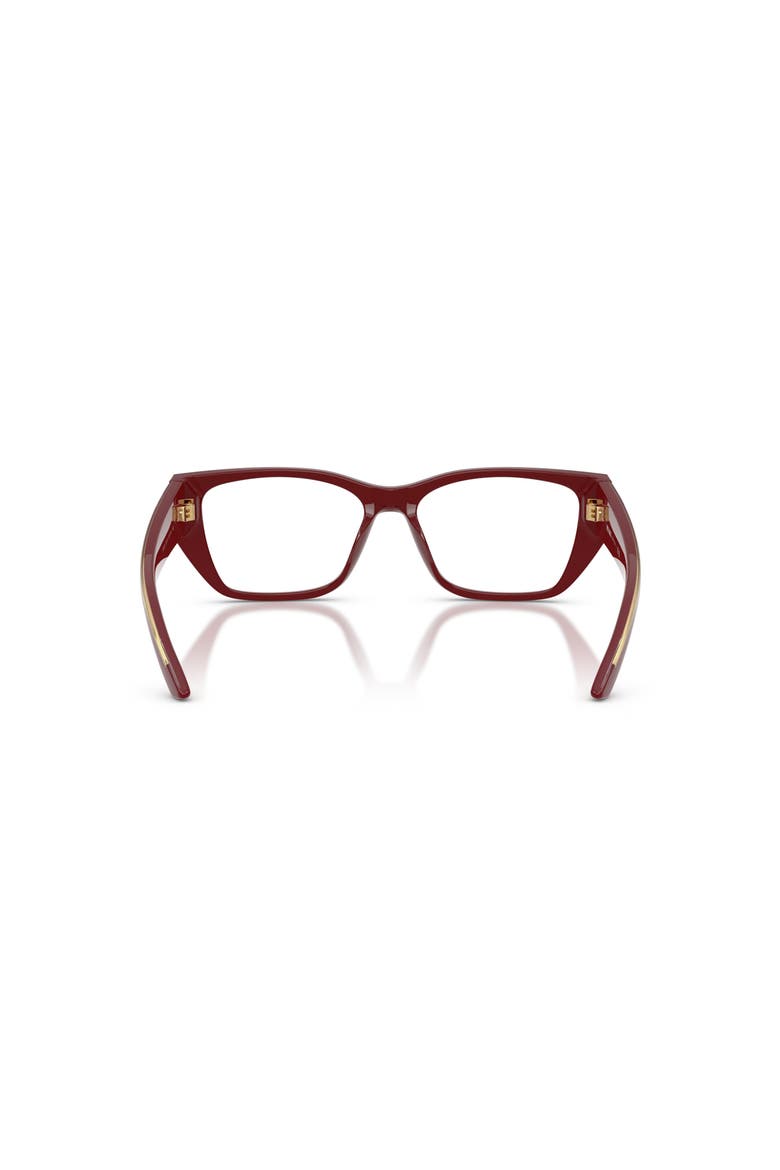 55mm Rectangle optical glasses, Alternate, color, Brown