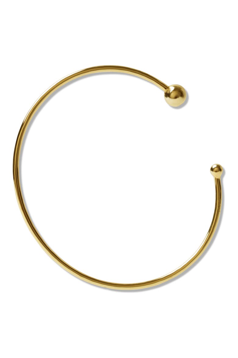 Ball Cuff Bracelet, Main, color, GOLD
