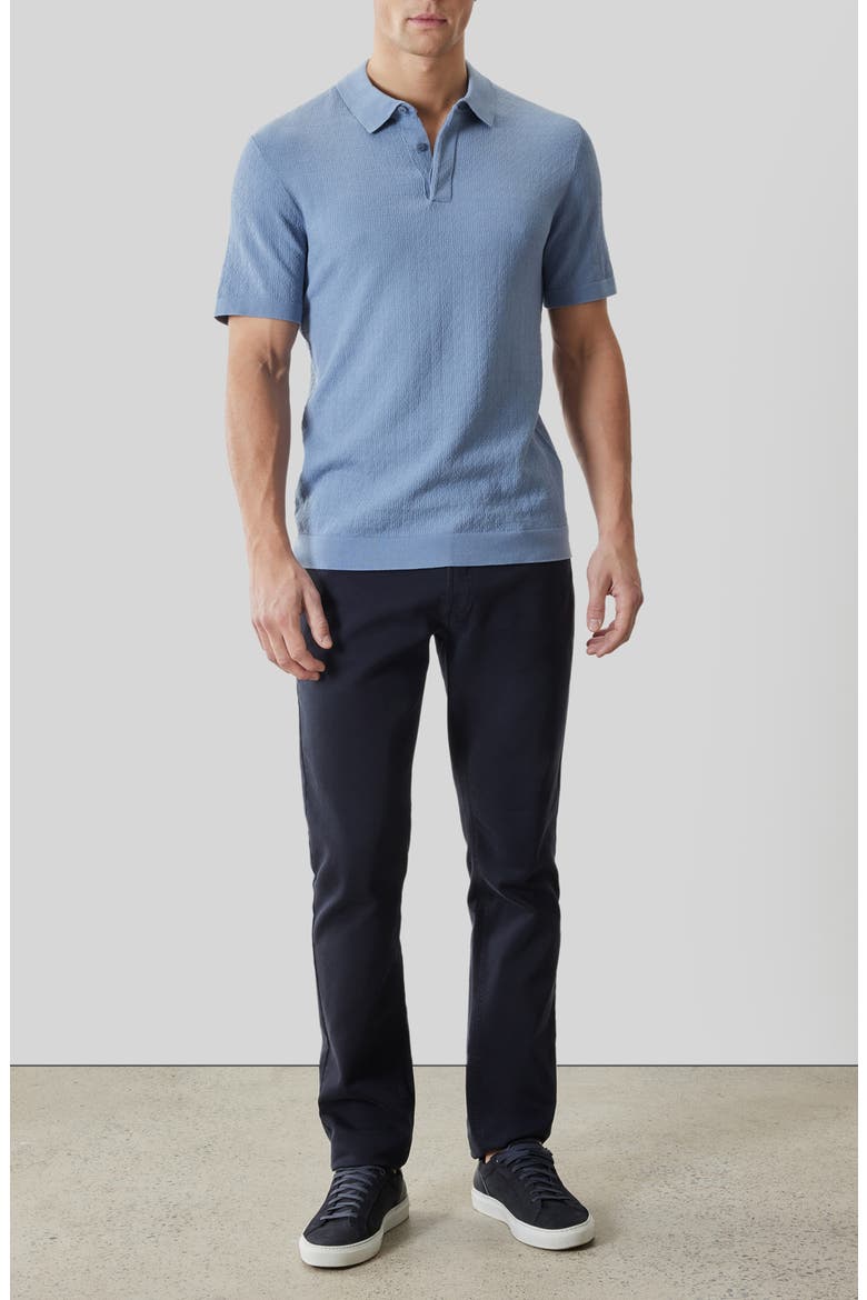 Halric Polo Sweater, Alternate, color, WASHED BLUE
