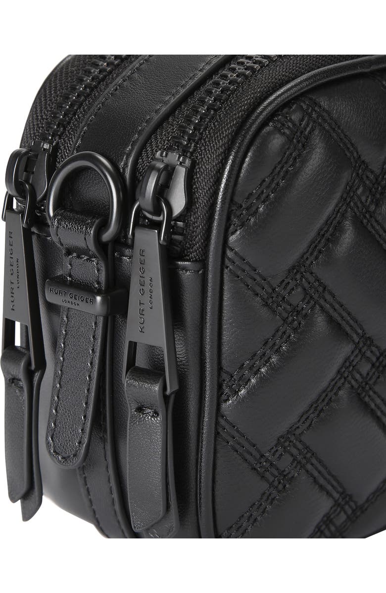 Kurt Geiger London Small Kensington Leather Camera Bag, Alternate, color, Black