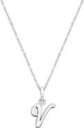Tiny Blessings Sterling Silver Initial 12-14" Necklace
