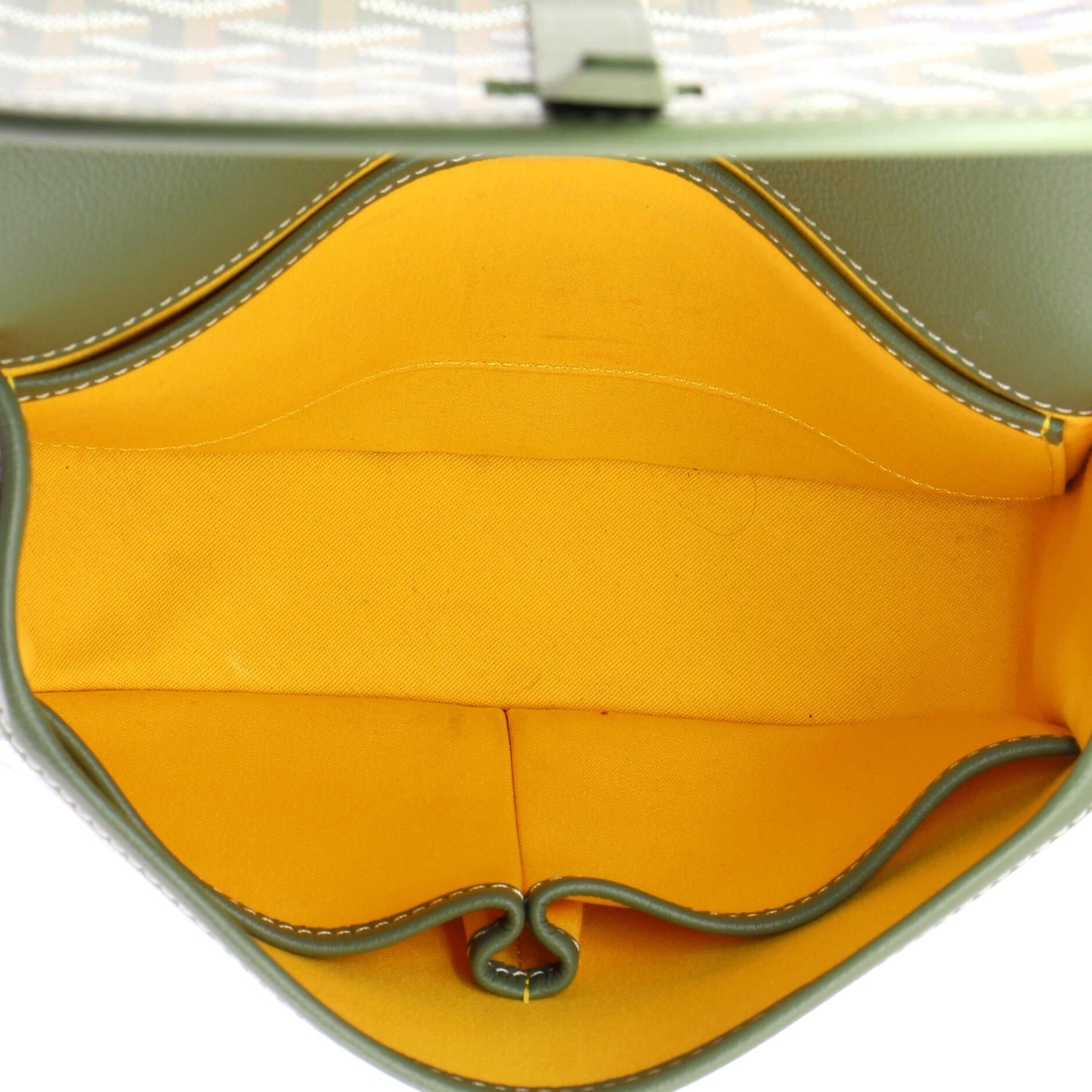 Pre-Owned Goyard Belvedere II Messenger Bag Coated Canvas PM, Alternate, color, Green