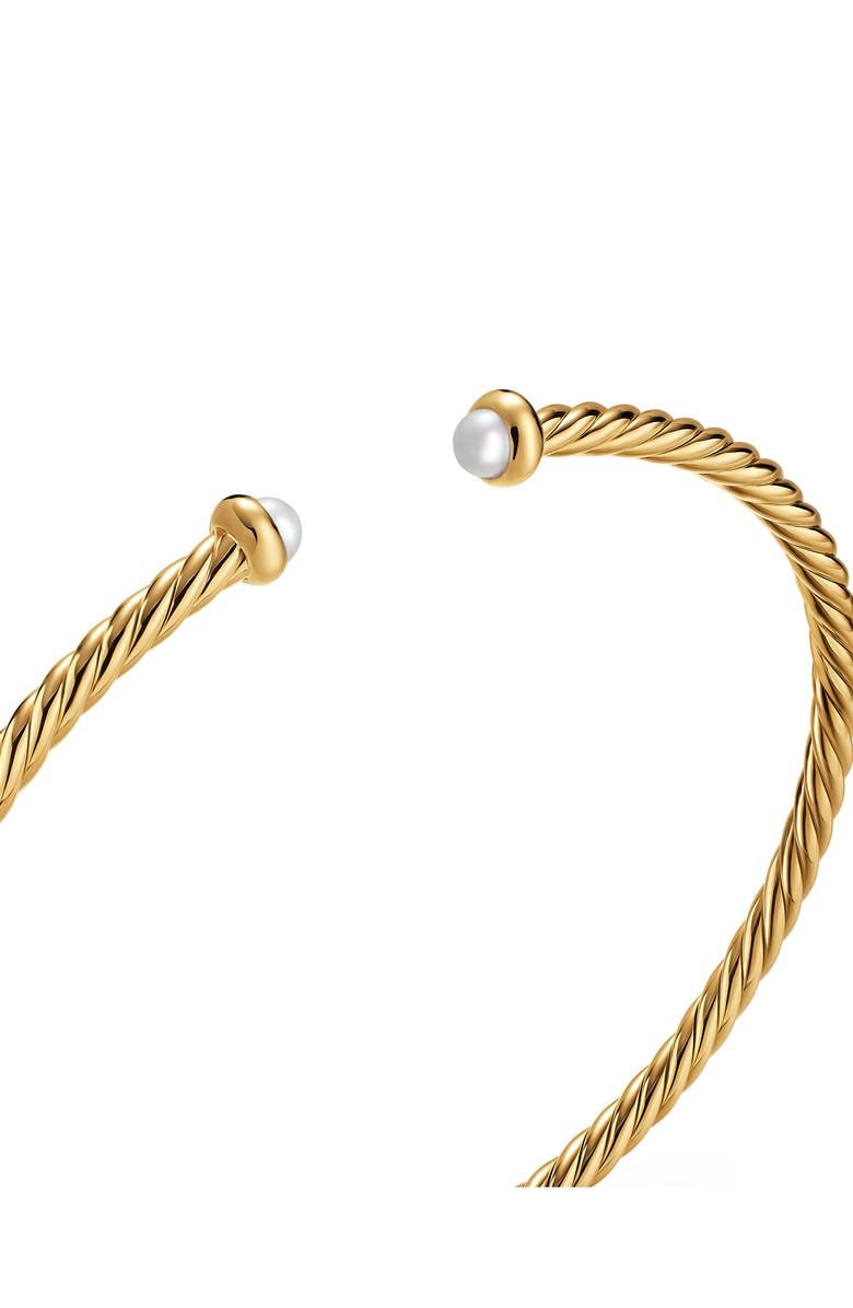 David Yurman Micro Cablespira<sup>®</sup> Flex Bracelet, Alternate, color, Pearl