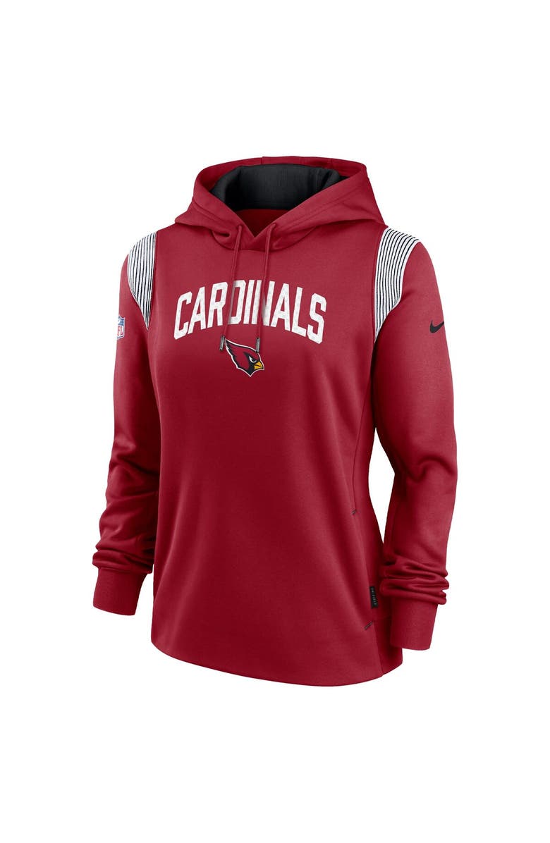 Nike Women's Nike Cardinal Arizona Cardinals Sideline Stack Performance Pullover Hoodie, Alternate, color, Cardinal