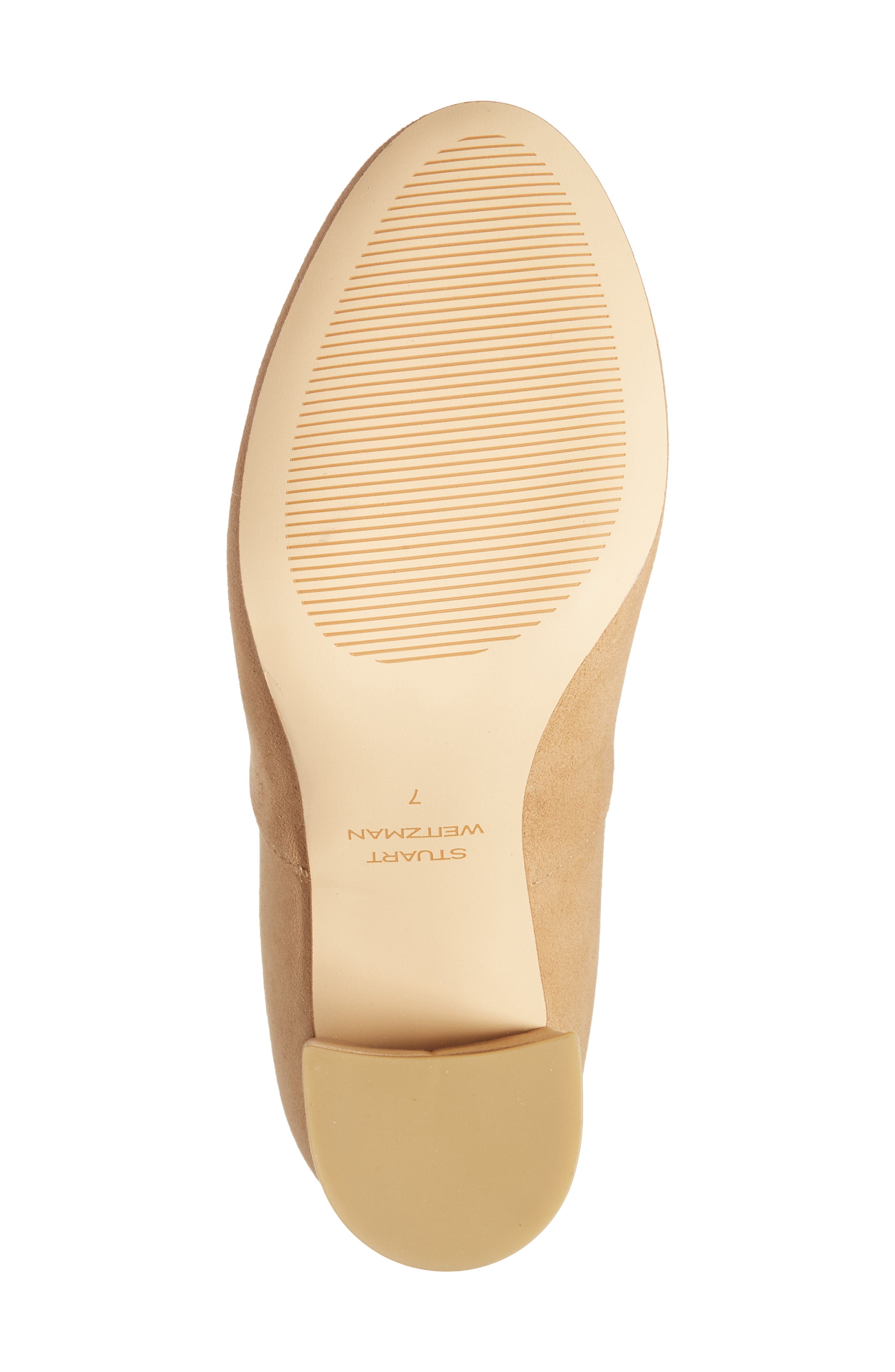 Stuart Weitzman Celina Chelsea Bootie 85, Alternate, color, Almond