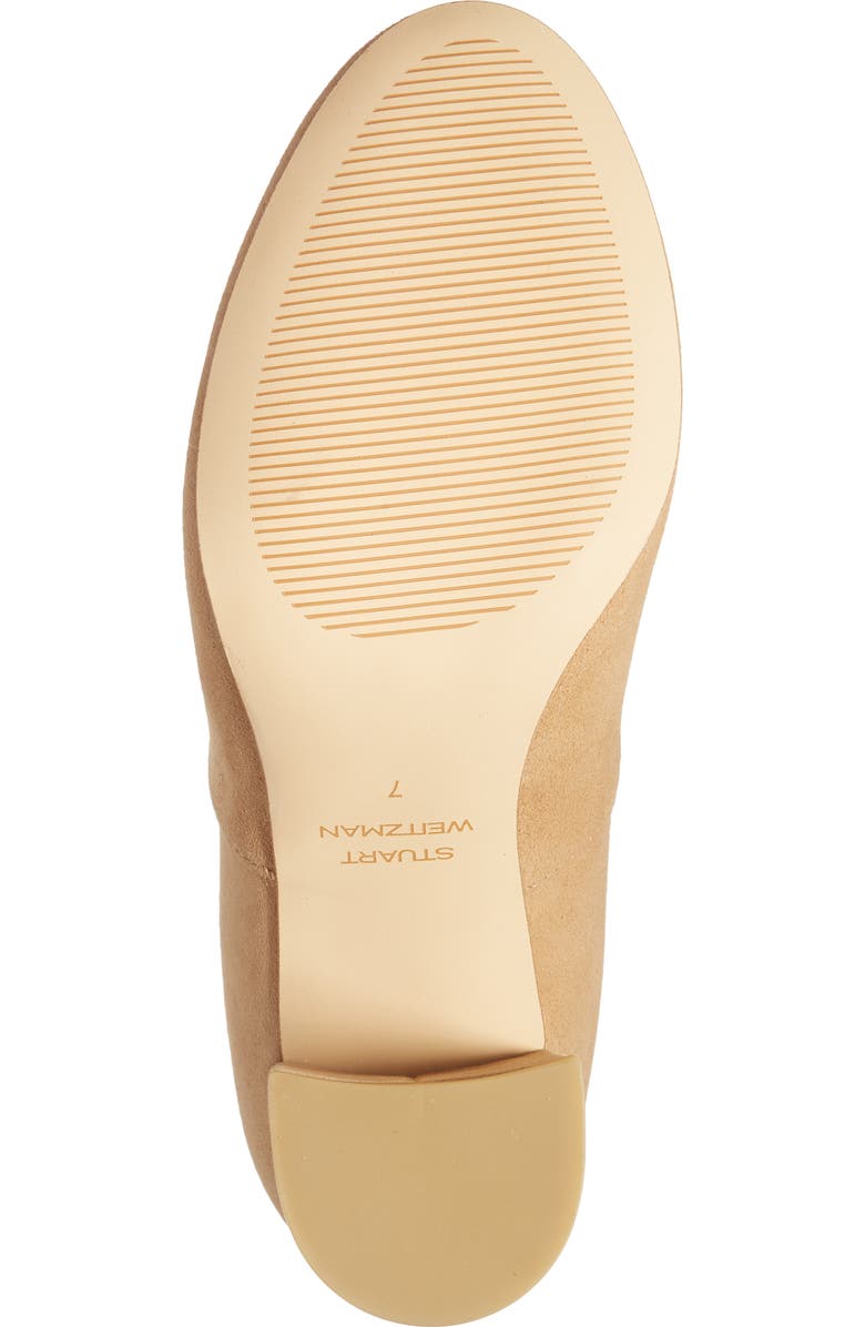 Stuart Weitzman Celina Chelsea Bootie 85, Alternate, color, Almond