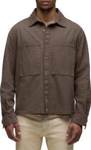 Hudson Jeans Relaxed Long Sleeve Overshirt Jacket