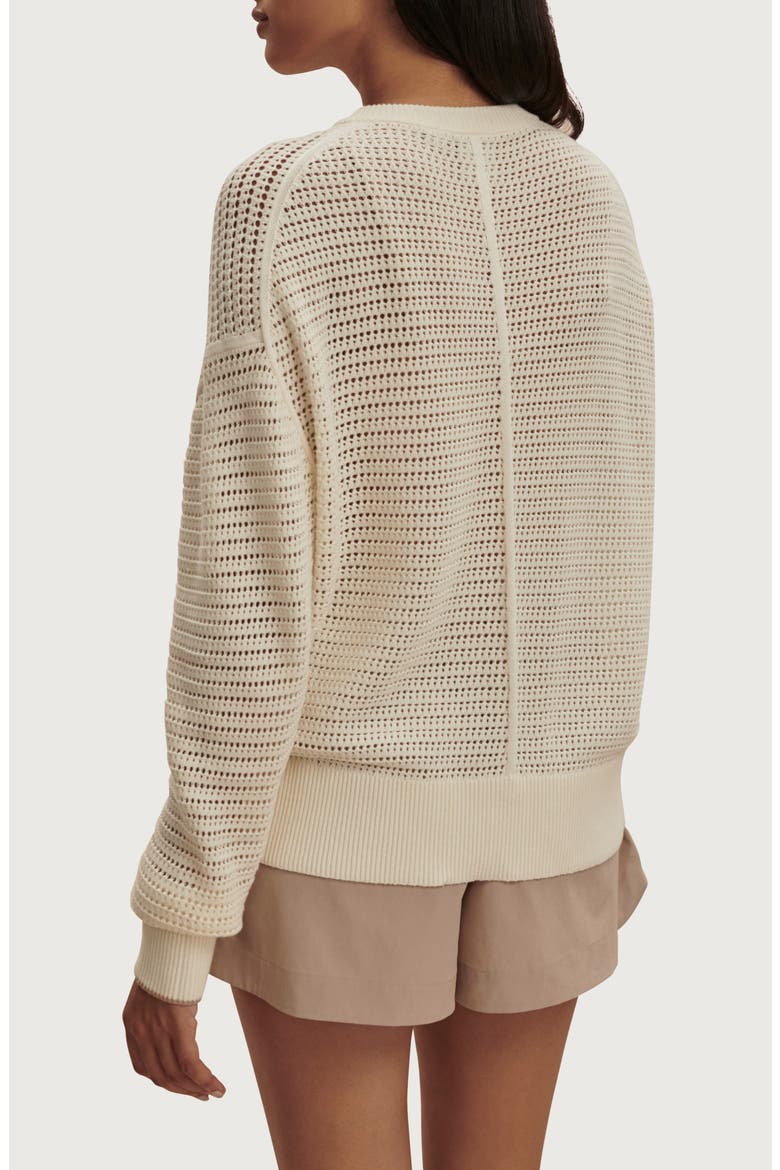 Pembroke Knit Cardigan, Alternate, color, EGRET
