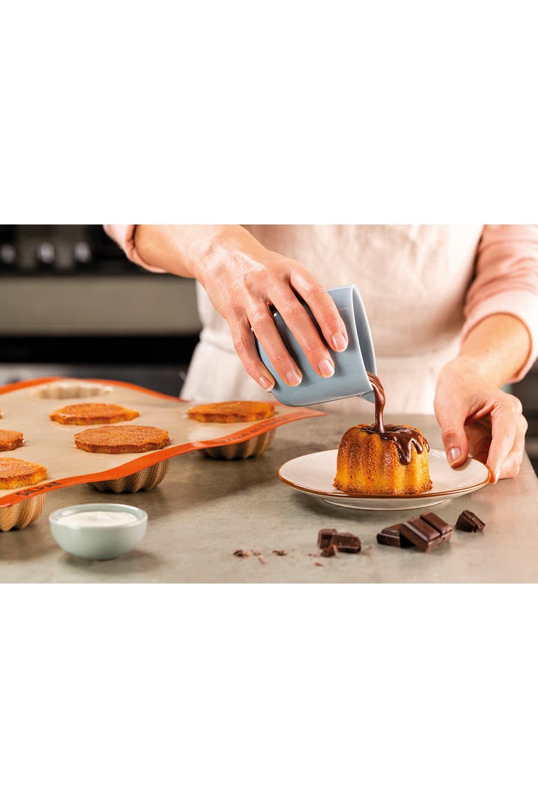Perfect Non-Stick Fluted Cake Mold, Alternate, color, Orange