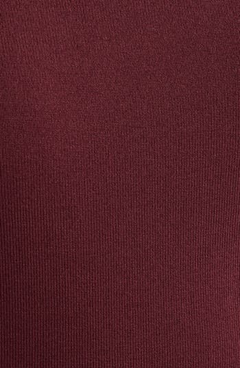 Mock Neck Short Sleeve Sweater Dress