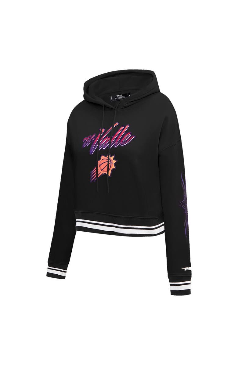 PRO STANDARD Women's Pro Standard Black Phoenix Suns 2023/24 City Edition Cropped Pullover Hoodie, Alternate, color, Black