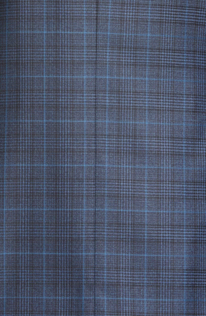 Canali Siena Soft Classic Fit Plaid Wool Sport Coat, Alternate, color, 