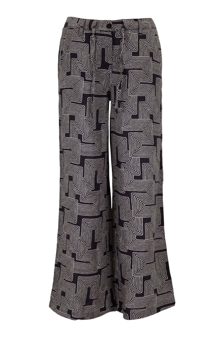 Inter Twine Womens Wide-leg Pant, Alternate, color, INTER TWINE BLACK