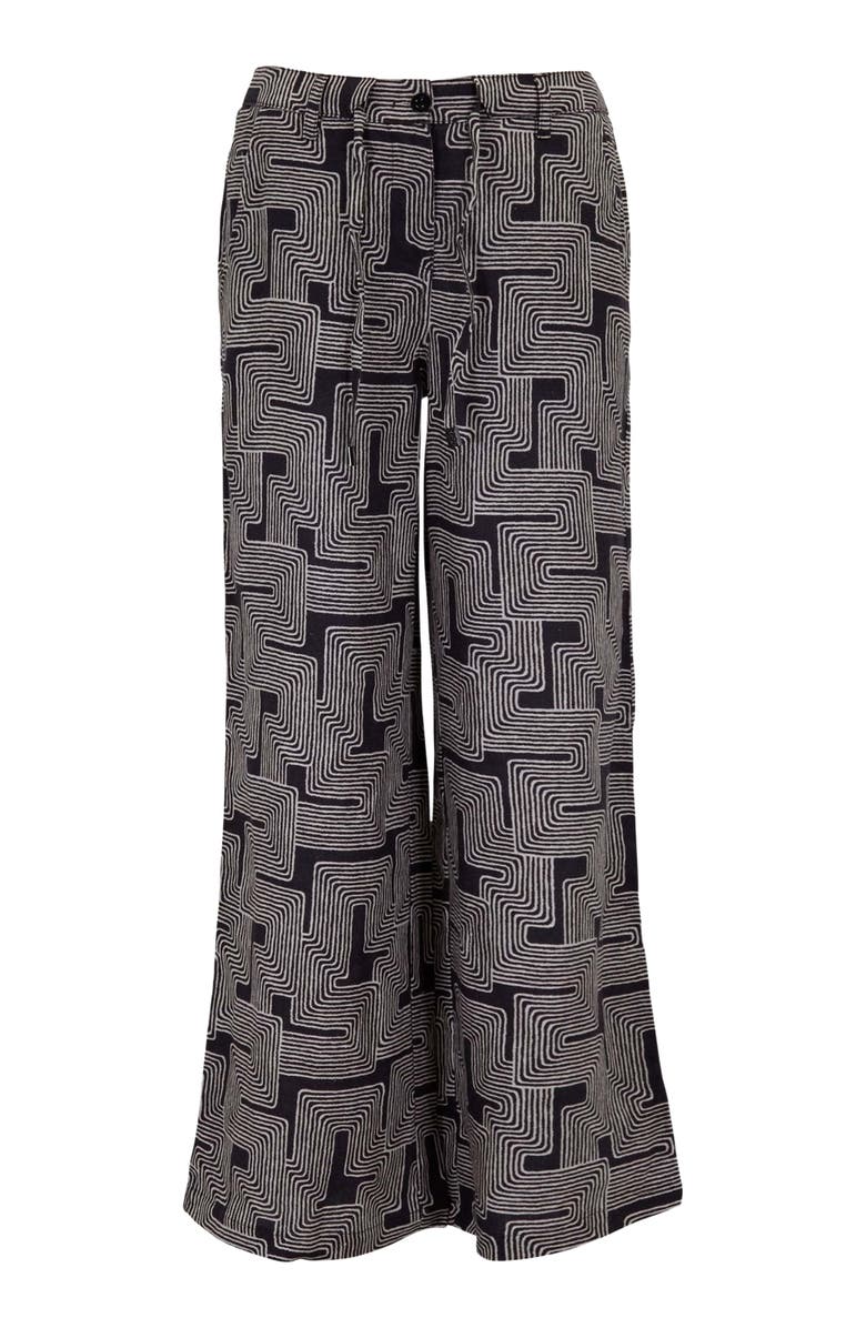 Lords of Harlech Inter Twine Womens Wide-leg Pant, Alternate, color, Inter Twine Black