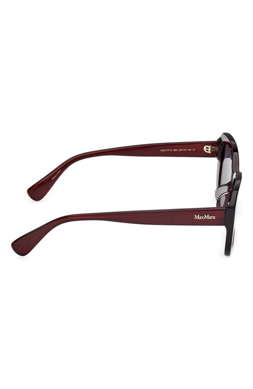 Max Mara 54mm Rectangular Sunglasses In Multi