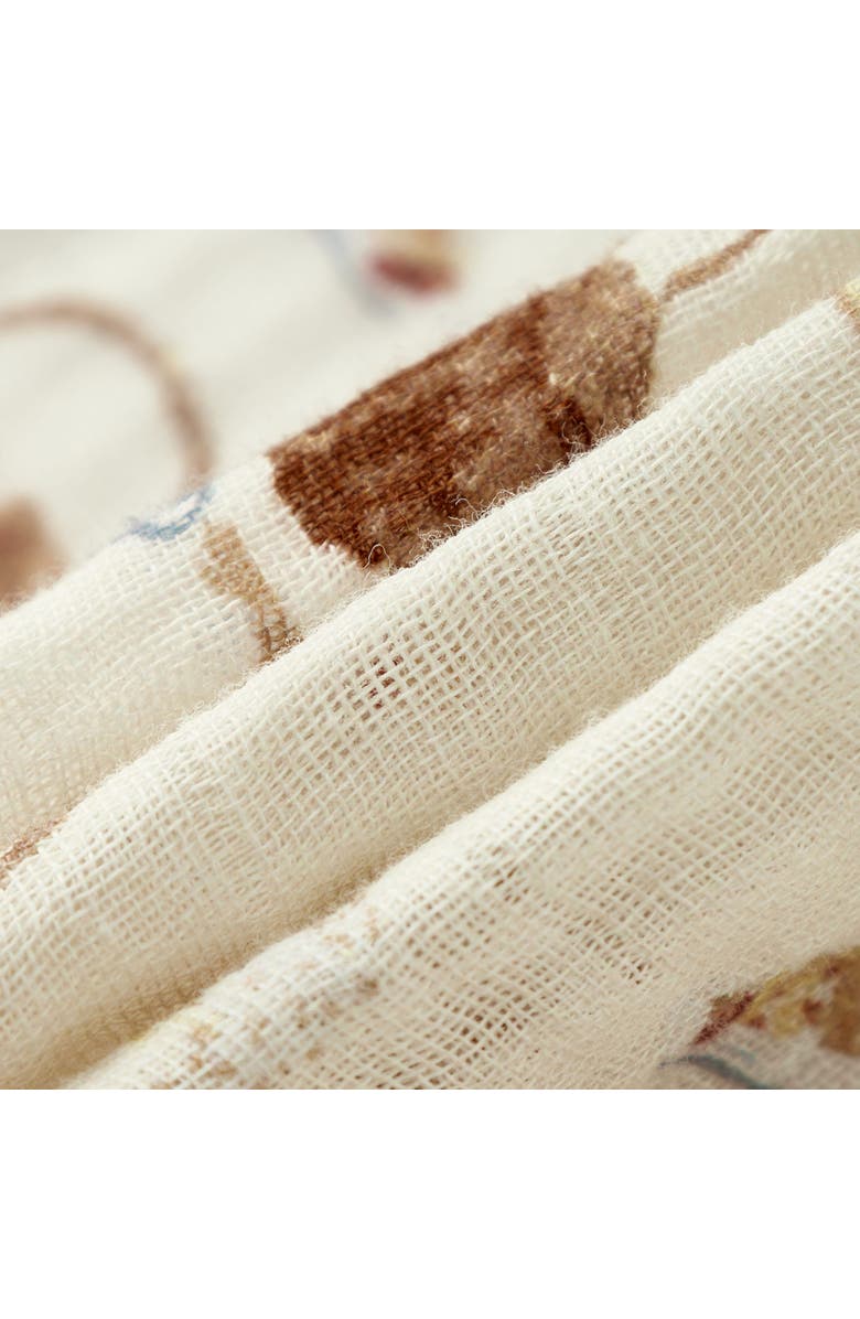 Milkbarn Organic Cotton Swaddle, Alternate, color, Picnic