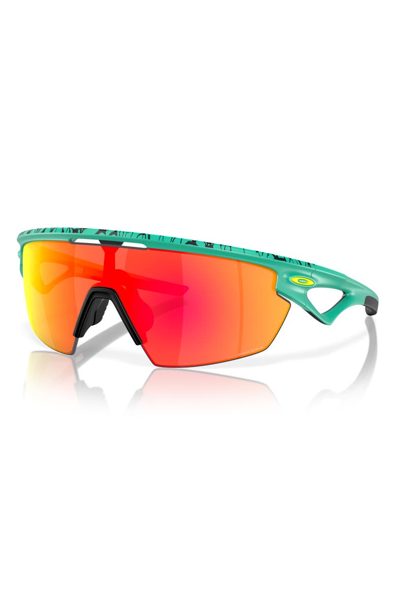 Oakley 36mm Rectangle Wrap Sunglasses, Alternate, color,