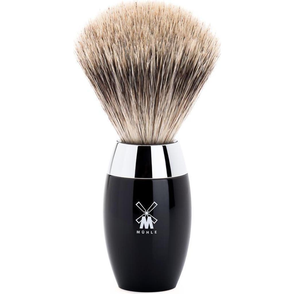 Mühle Kosmo Black Fine Badger Shaving Brush In Black