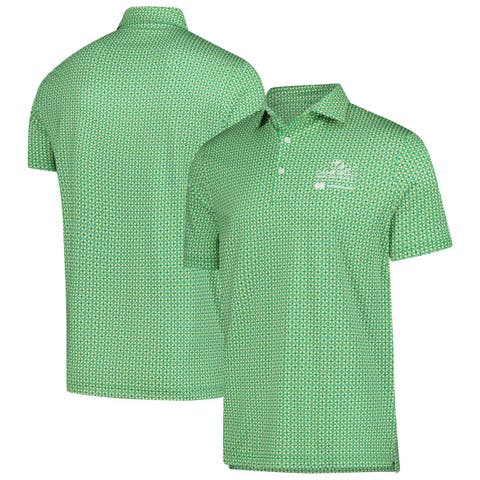 Men's  Green Bay Hill Exclusive Arnold Palmer Umbrella Geo Print Polo