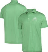 Full Turn Men's  Green Bay Hill Exclusive Arnold Palmer Umbrella Geo Print Polo