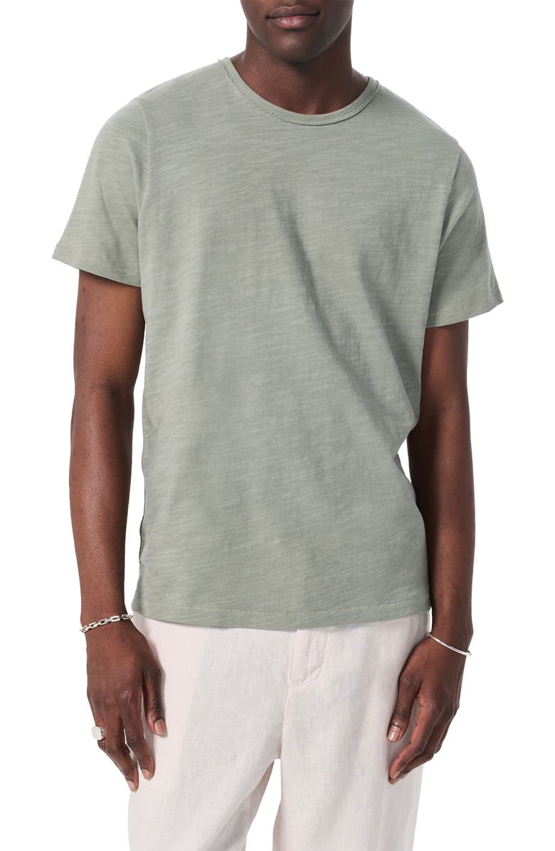 rag & bone Men's Classic Flame Slub Cotton T-Shirt, Main, color, Leaf Grey