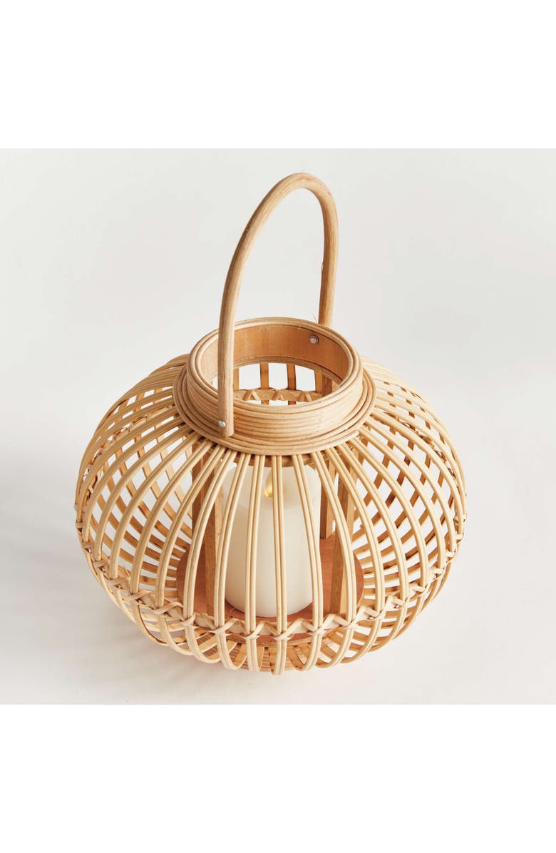 Napa Home & Garden Kayden Round Lantern Small, Alternate, color, Beige