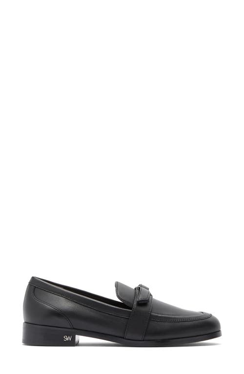 Stuart Weitzman Emma Bow Loafer In Black
