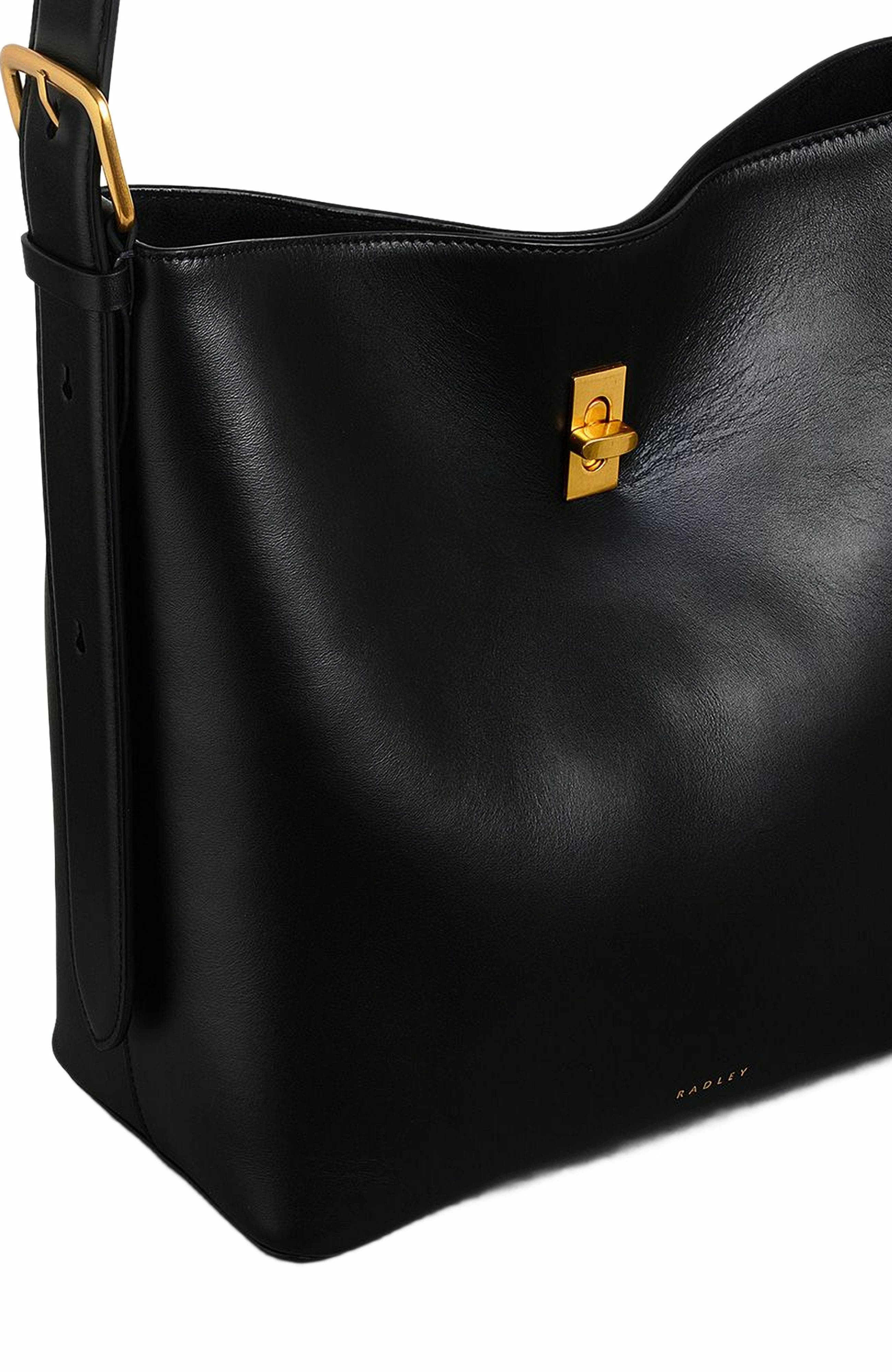 Radley Threadneedle Street Large Open Top Shoulder Bag, Alternate, color, Black