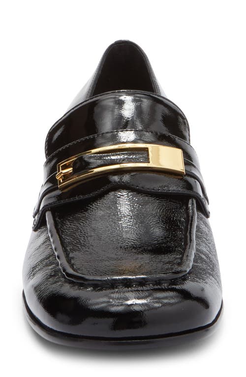 Jeffrey Campbell Book Smart Bit Loafer Pump In Black