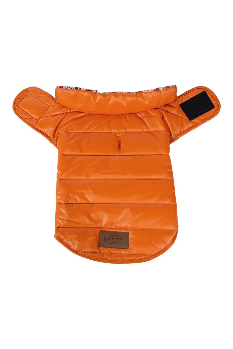Puffer Dog Coat, Alternate, color, CENTURY HARDING - OCHRE